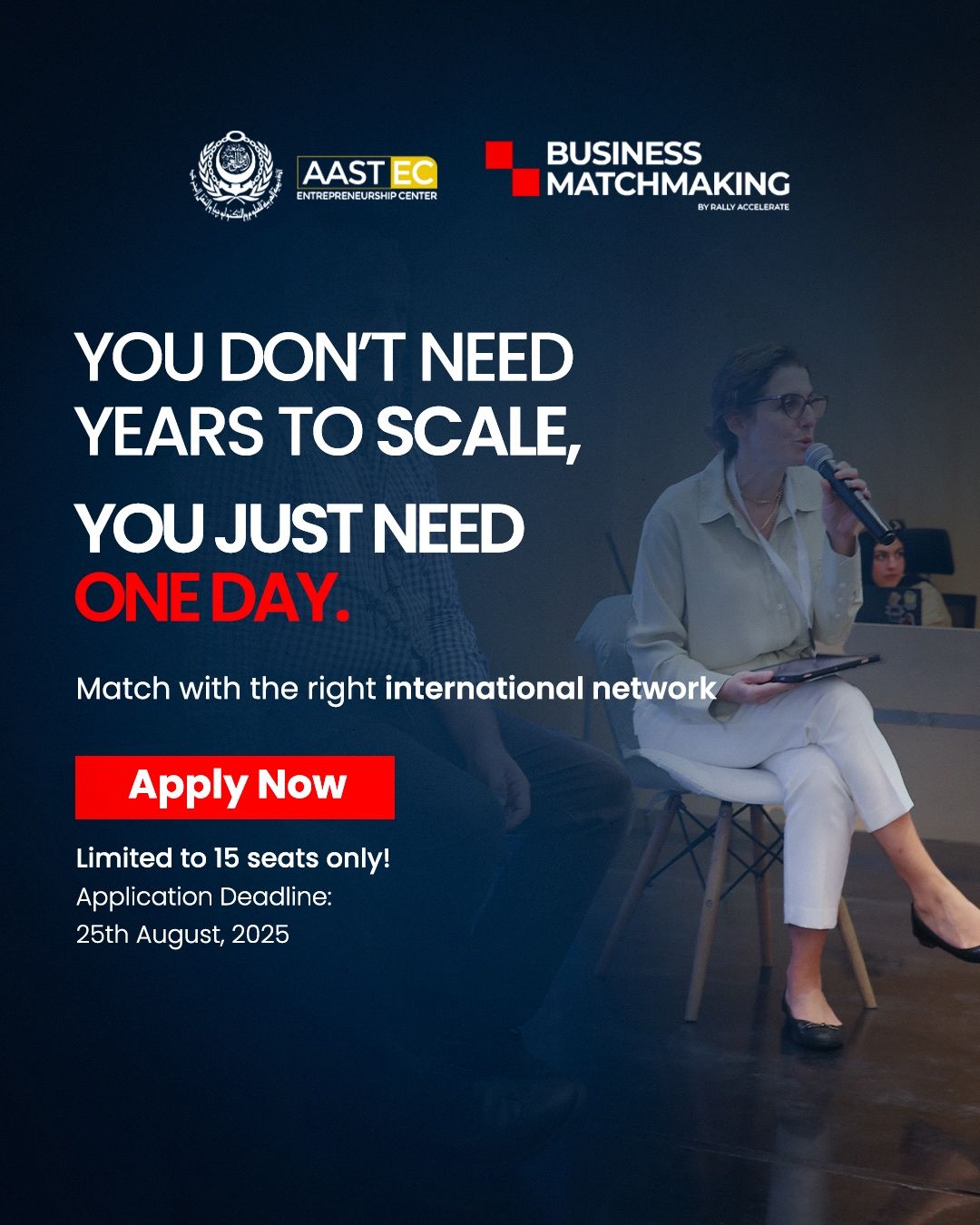 Apply Now: Business Matchmaking by Rally Accelerate