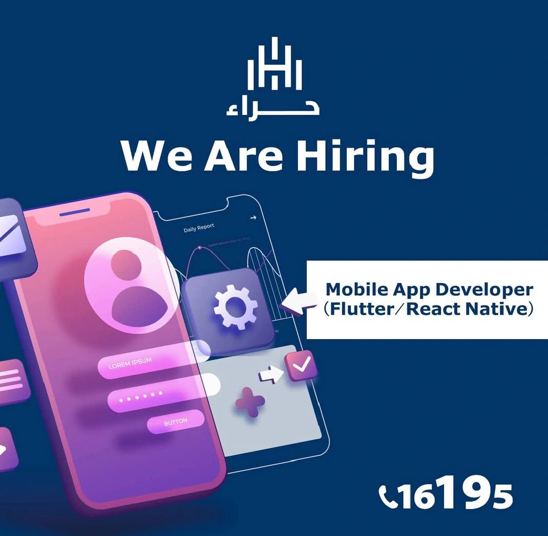 We’re Hiring: Mobile App Developer (Flutter / React Native)