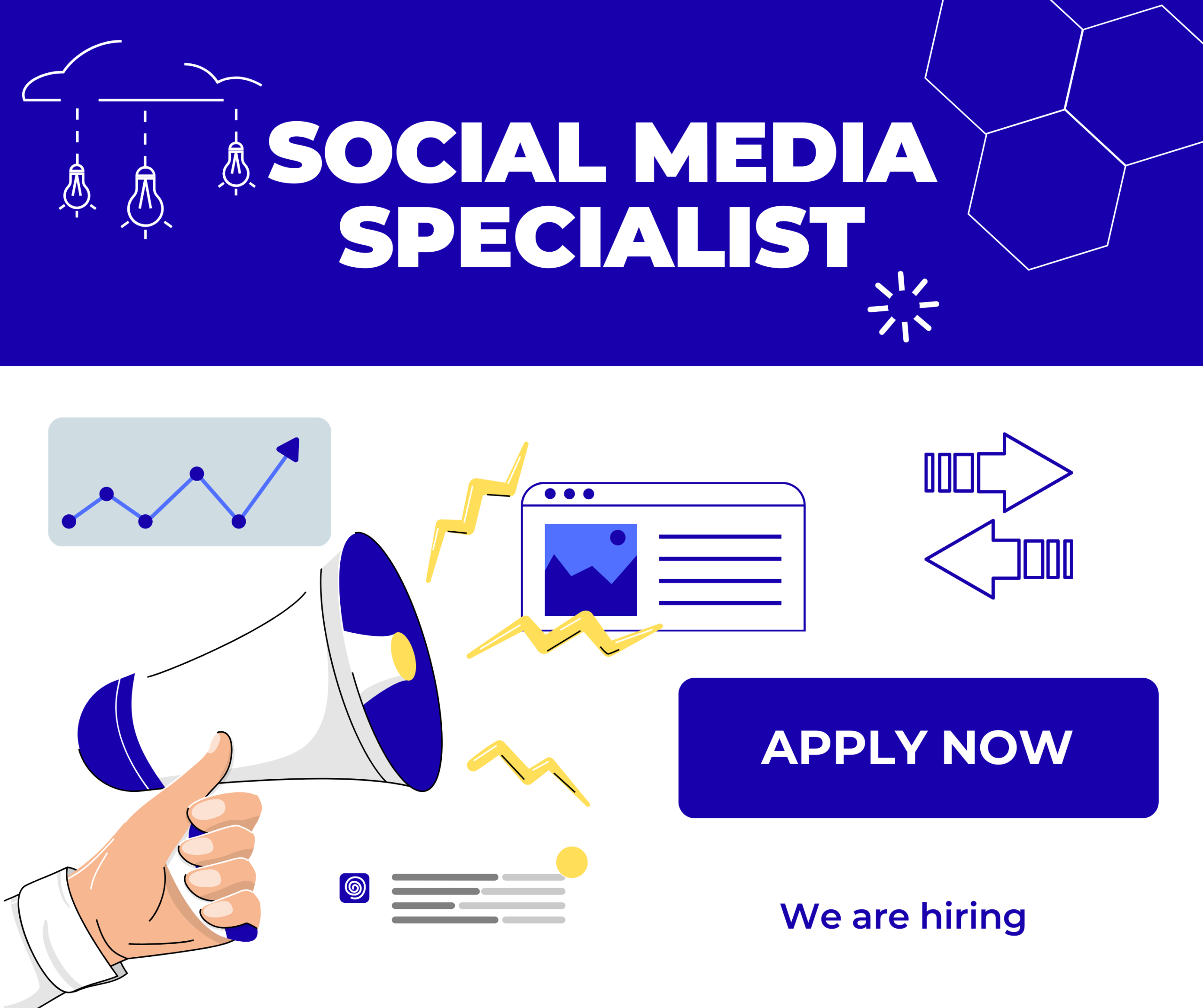 Job Opportunity: Social Media Specialist (Remote – Egypt)